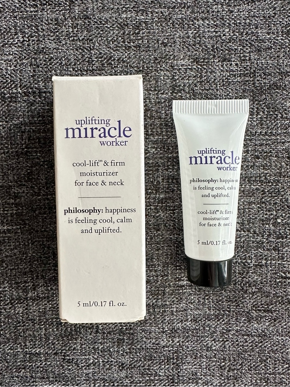 NEW Philosophy Uplifting Miracle Worker Moisturizer Face Neck Sample 5mL SEALED